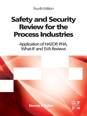 cover image of Safety and Security Review for the Process Industries